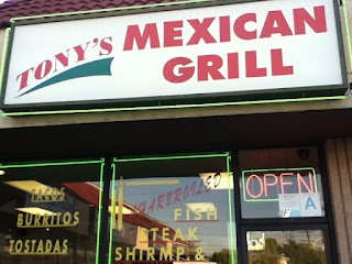 Tony's Mexican Grill a small restaurant located in Sherman Oaks